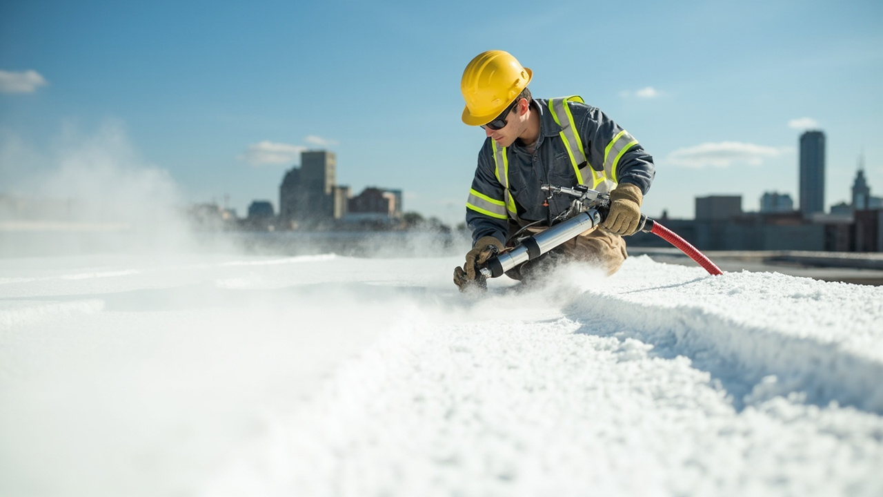 How Atlas Roofing Philadelphia Installs Commercial SPF Systems
