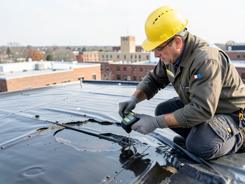 How to stop roof ponding from ruining your flat ro