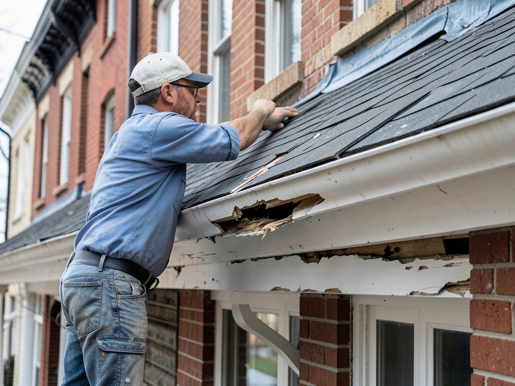 Preventing pests from nesting under your eaves in