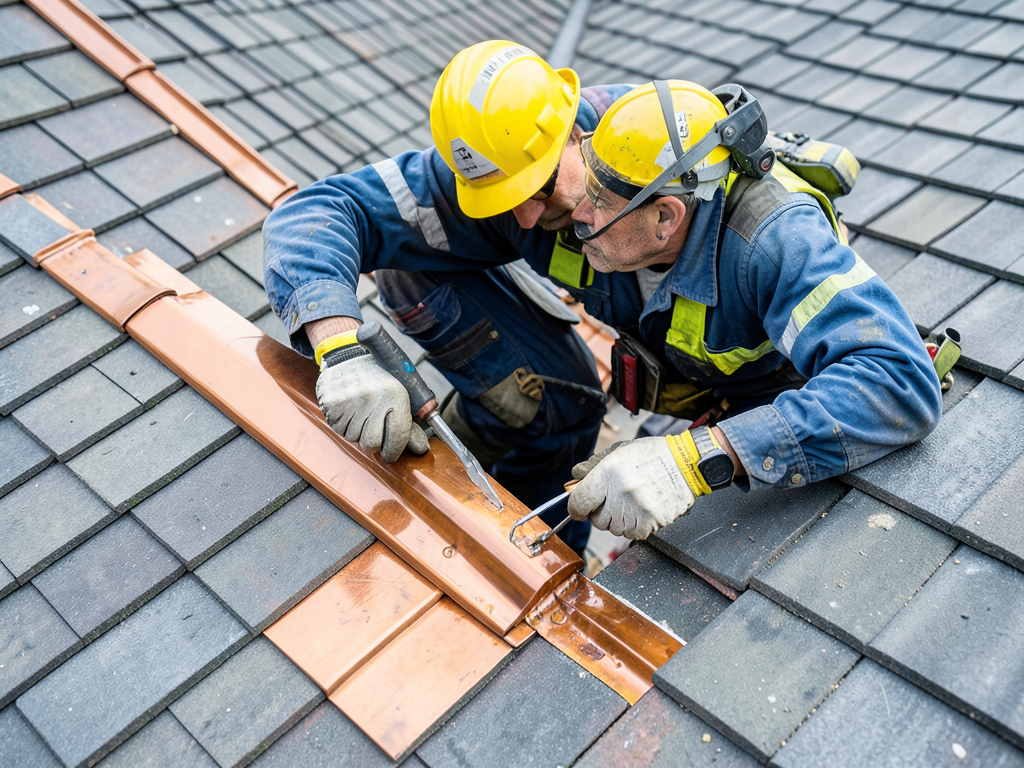 Repairing water damaged roof valleys on your home