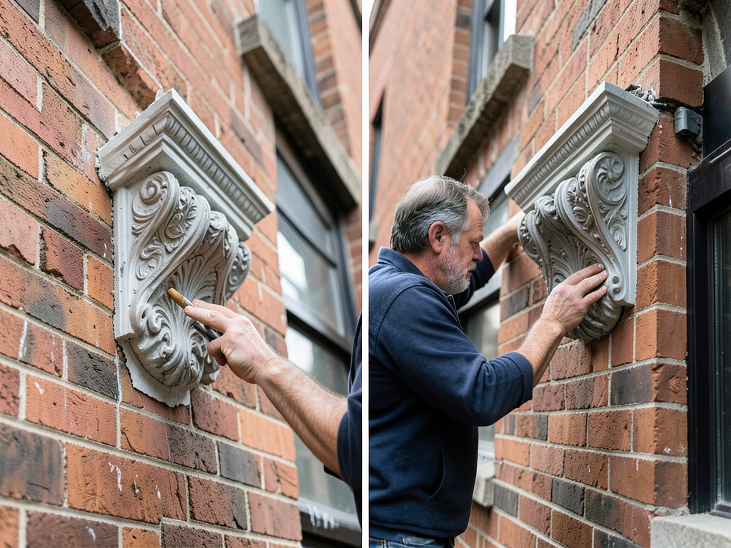 Restoring the decorative cornice on your northern
