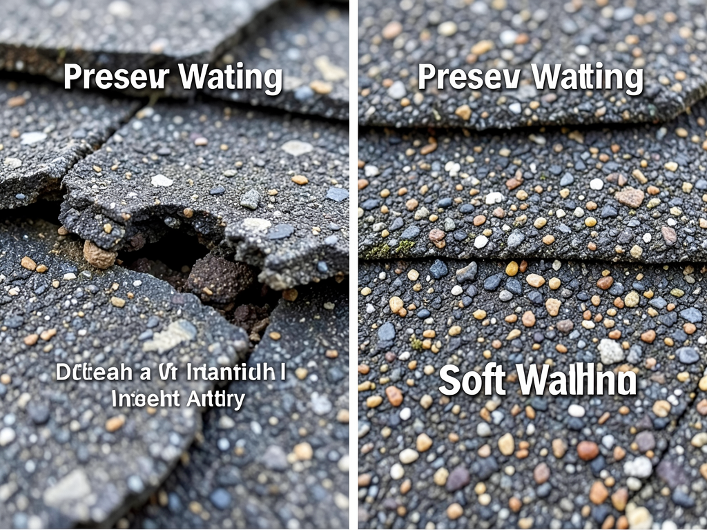 Why You Should Never Pressure Wash Your Asphalt Shingles in Roxborough